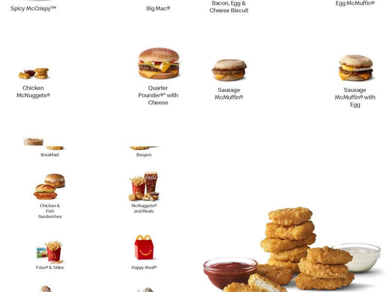McDonald's Menu