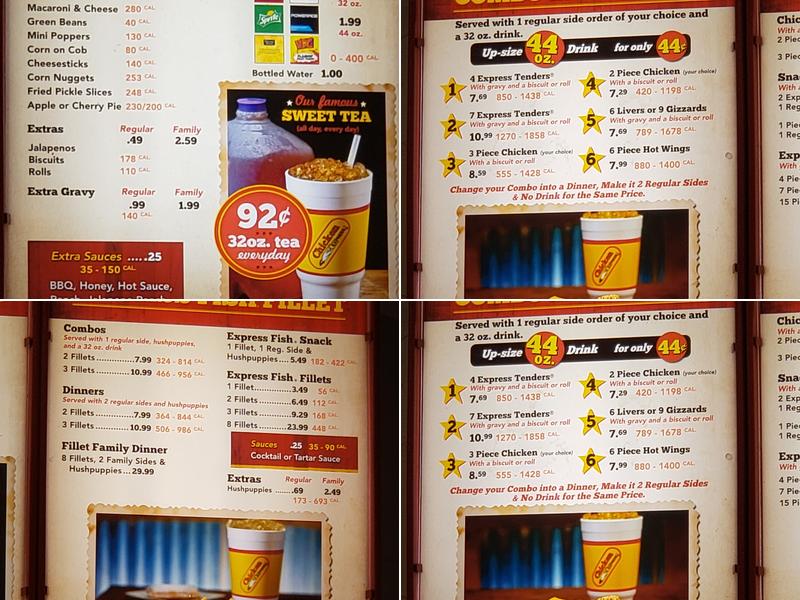 Chicken Express Menu