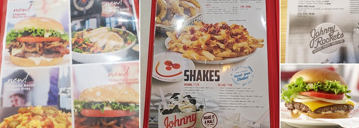 Johnny Rockets Menu