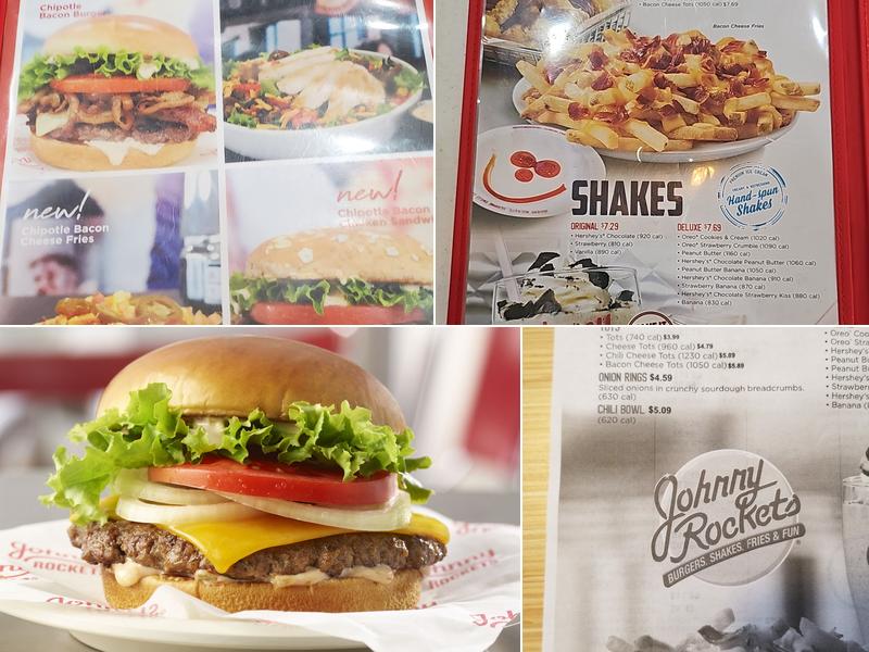 Johnny Rockets Menu