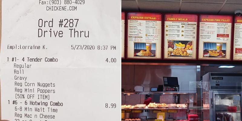 Chicken Express Menu