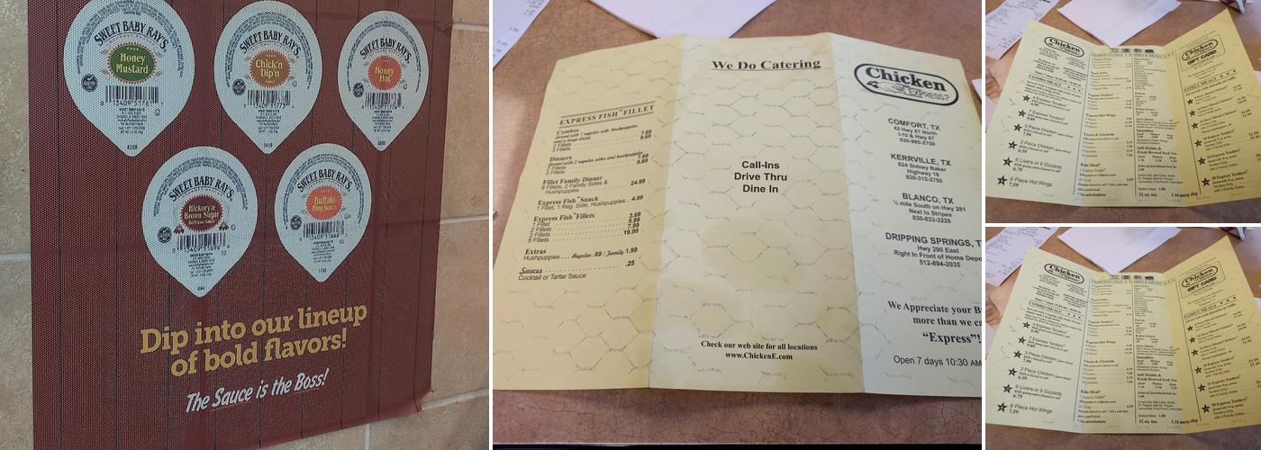 Chicken Express Menu