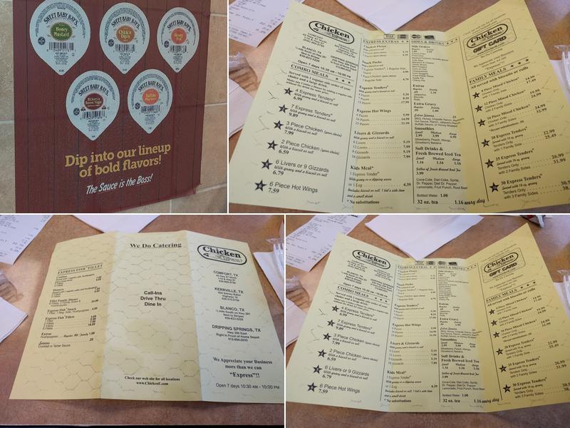 Chicken Express Menu