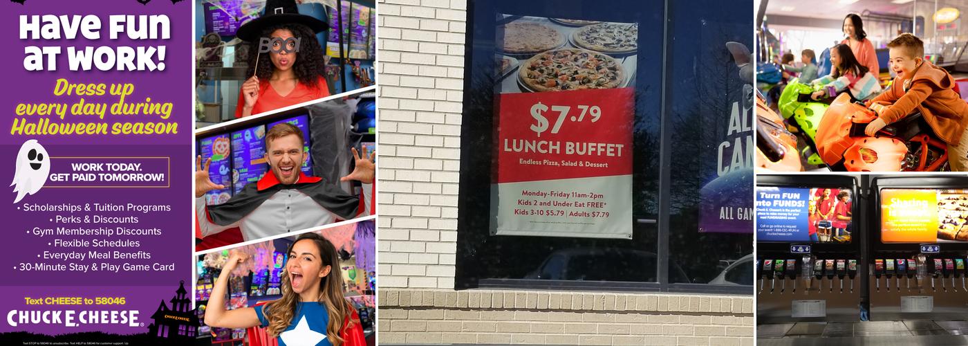 Chuck E. Cheese Menu