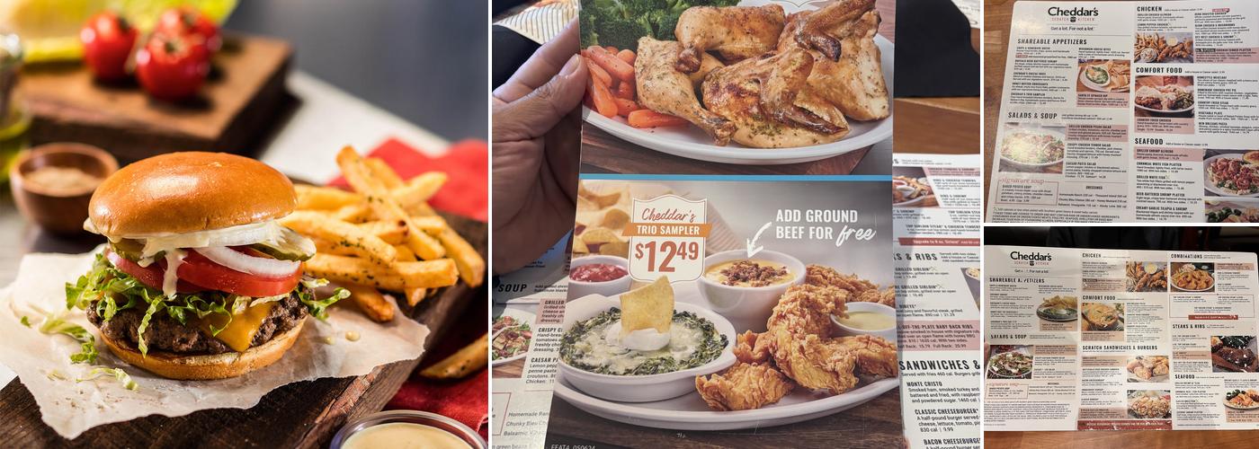Cheddar's Scratch Kitchen Menu