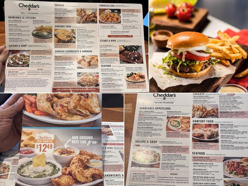 Cheddar's Scratch Kitchen Menu