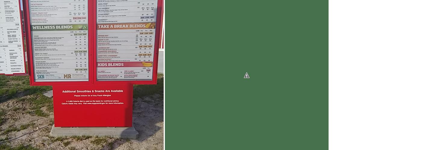 Smoothie King Menu