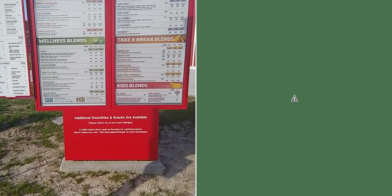Smoothie King Menu
