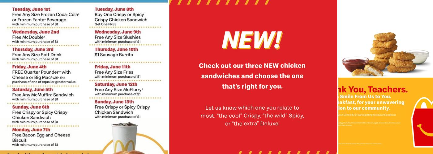McDonald's Menu