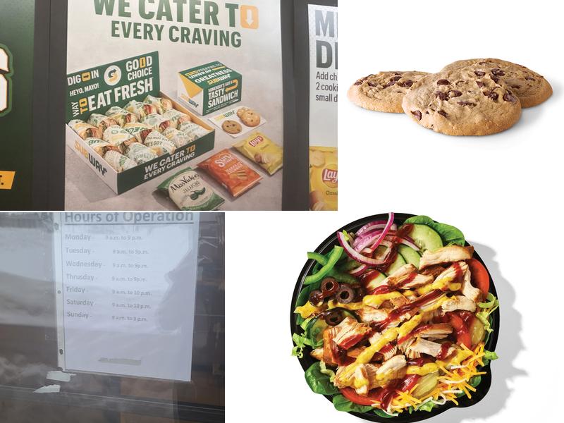Subway Menu