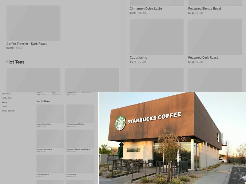 Starbucks Menu