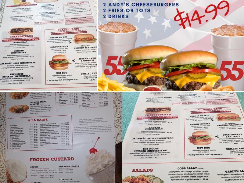 Hwy 55 Burgers Shakes & Fries Menu