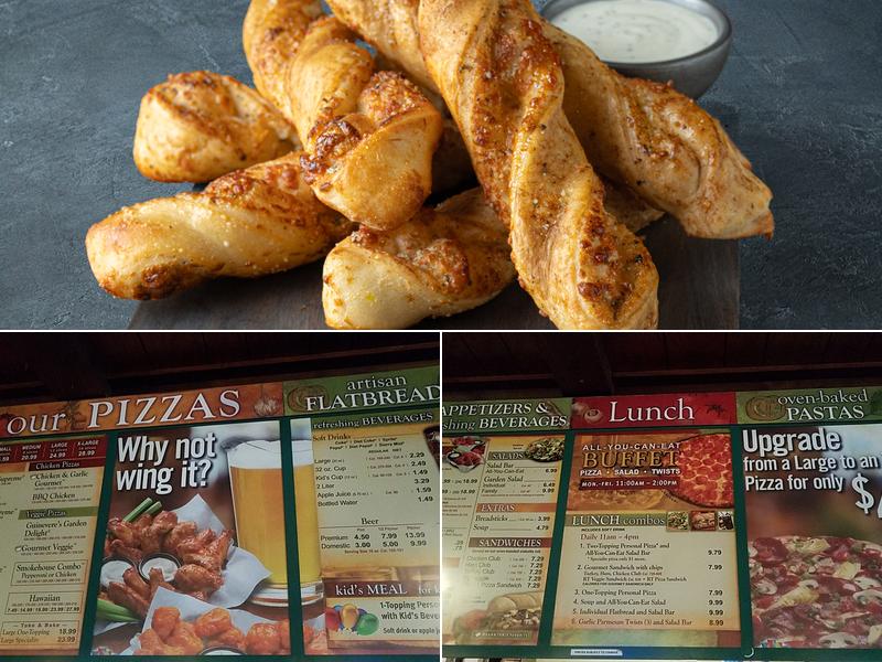 Round Table Pizza Menu