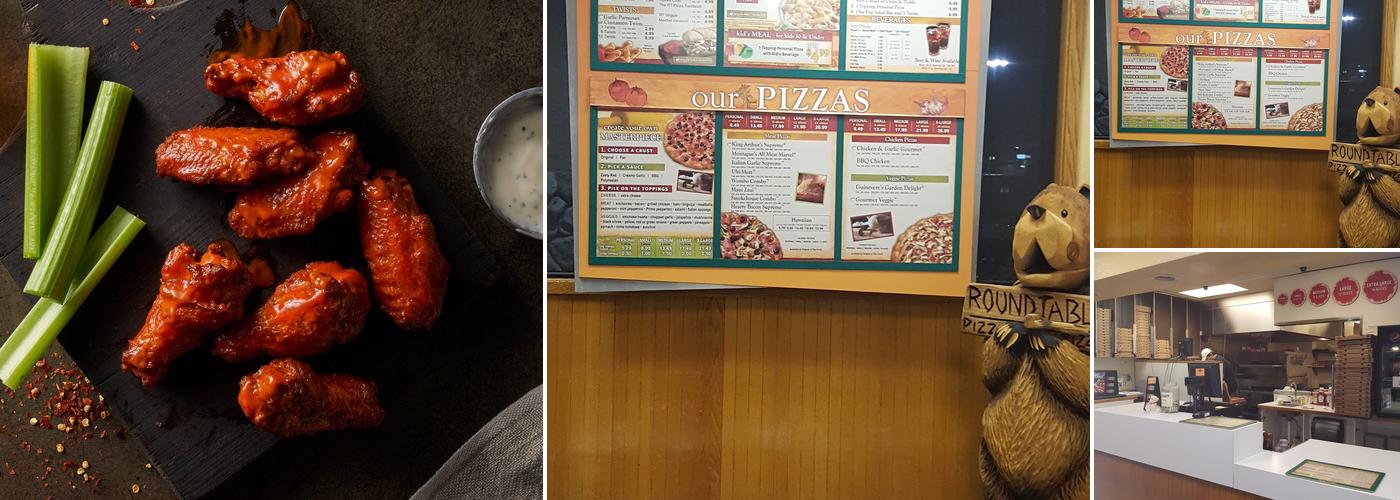 Round Table Pizza Menu