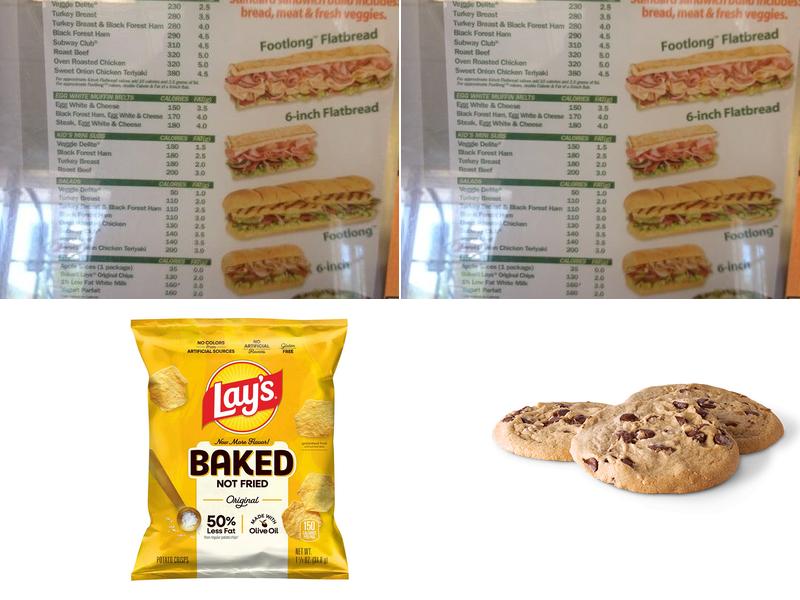 Subway Menu
