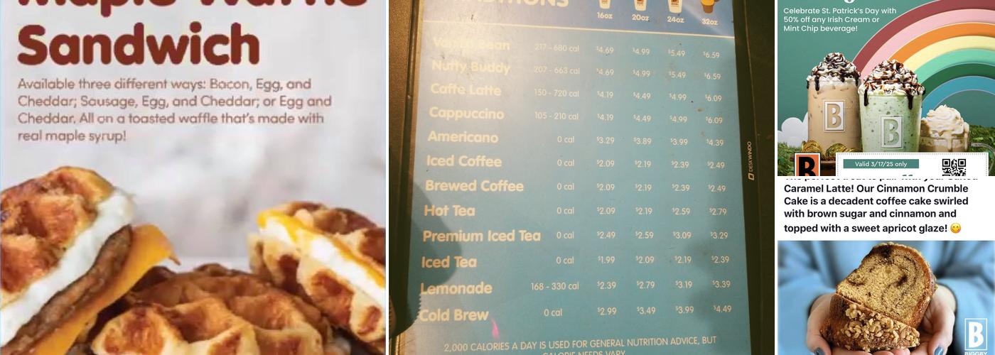 BIGGBY COFFEE Menu