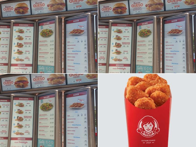 Wendy's Menu