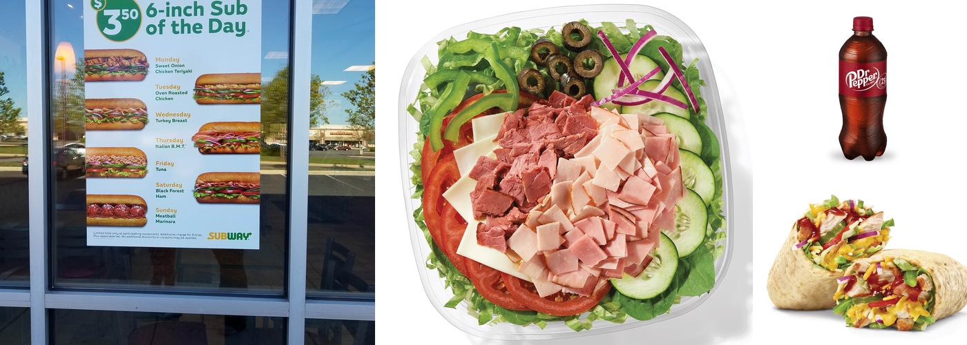 Subway Menu