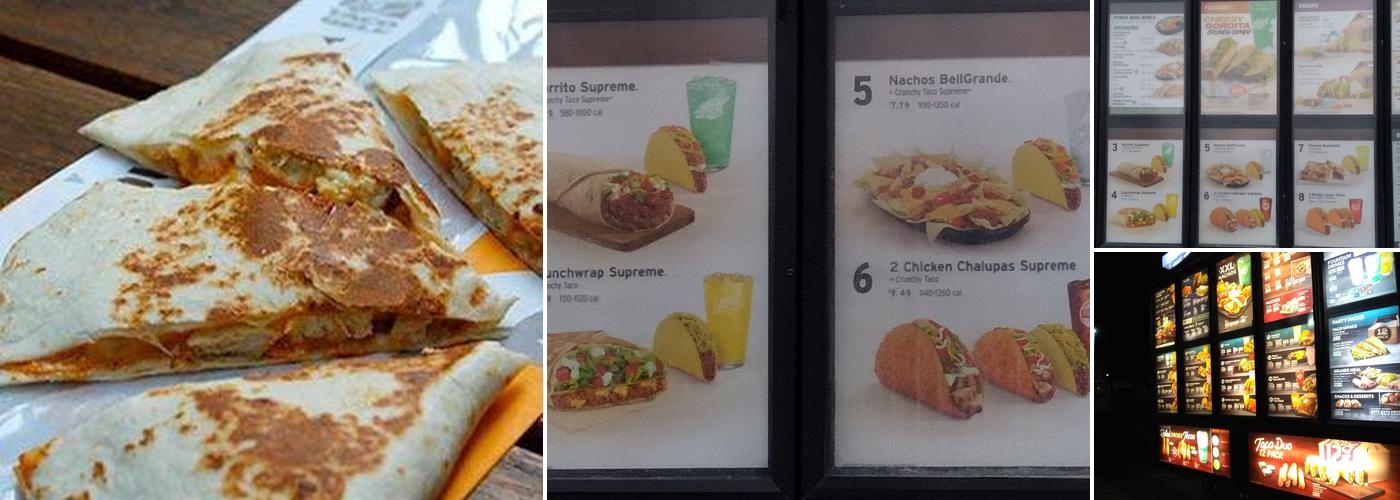 Taco Bell Menu
