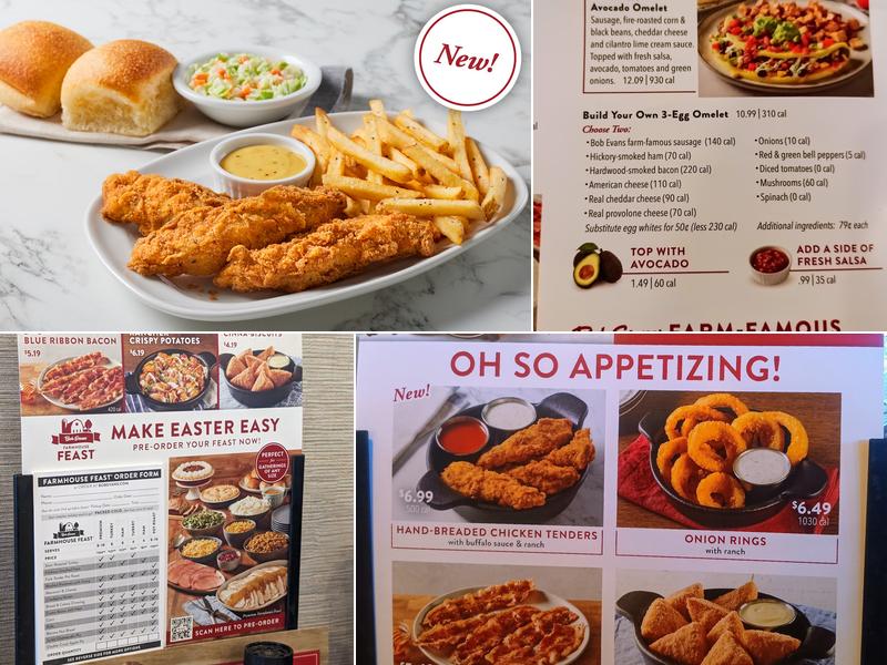 Bob Evans Menu