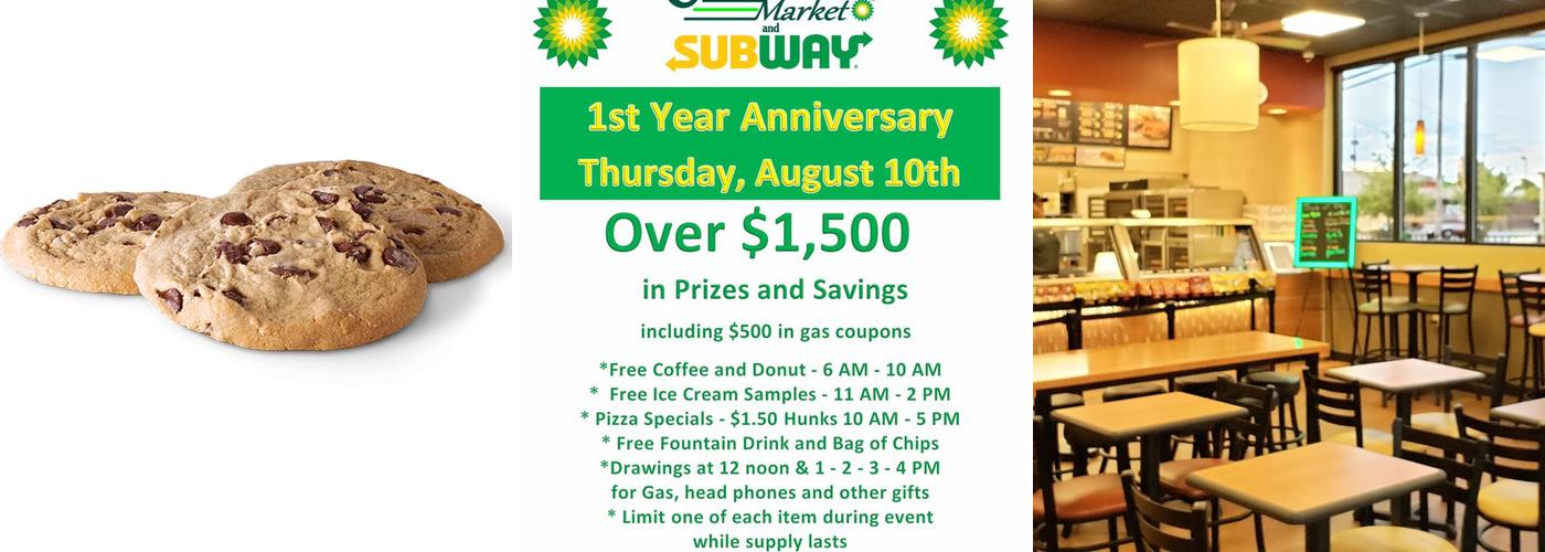 Subway Menu