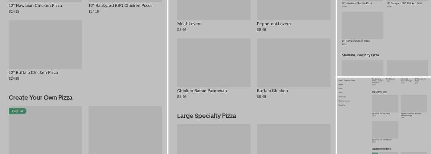 Pizza Hut Menu
