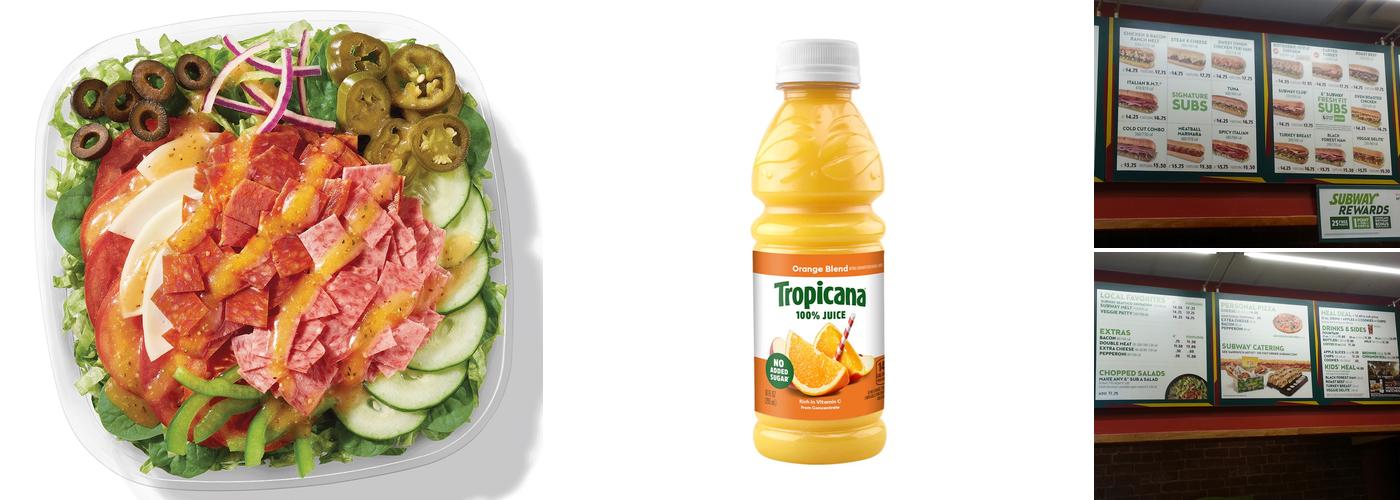 Subway Menu