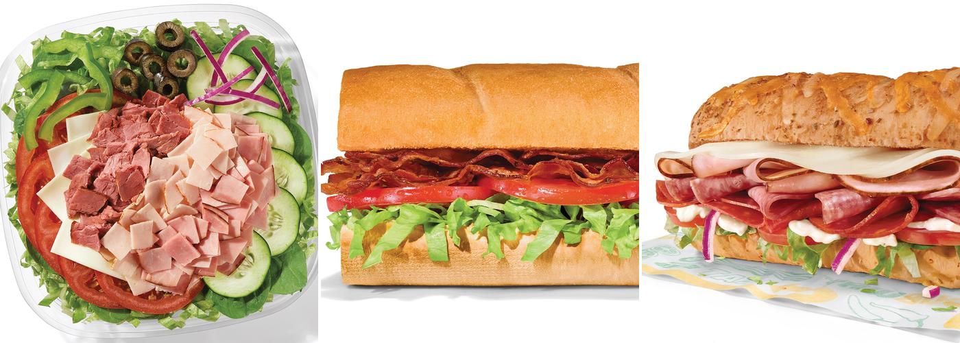 Subway Menu