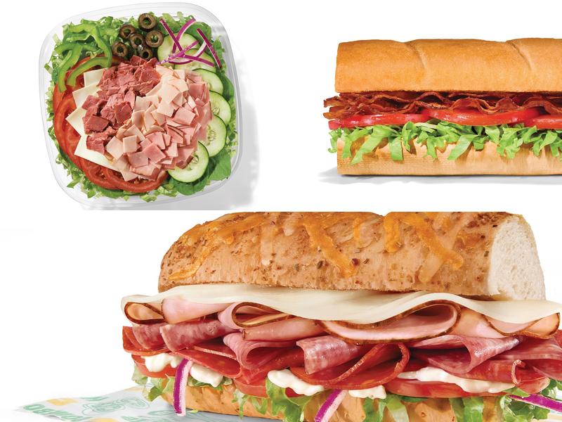 Subway Menu