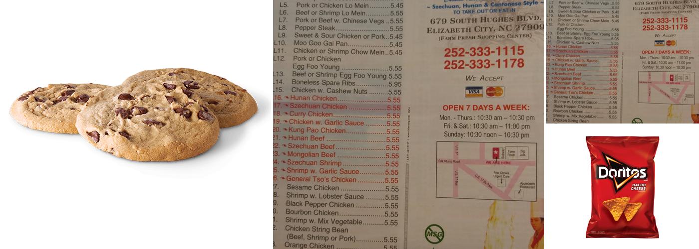 Subway Menu