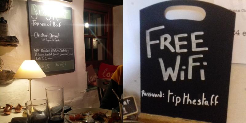 The Eagles Head Menu