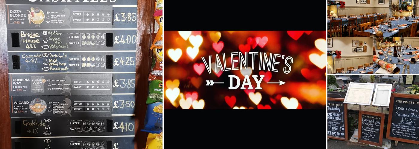 The Priest Hole Restaurant Menu