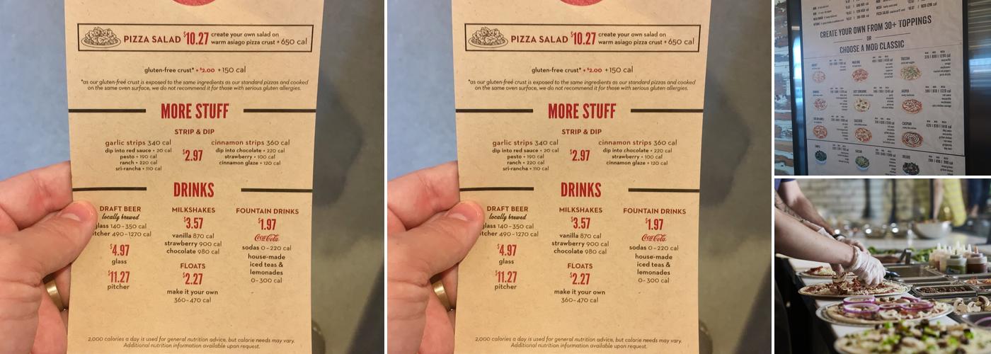 MOD Pizza Menu