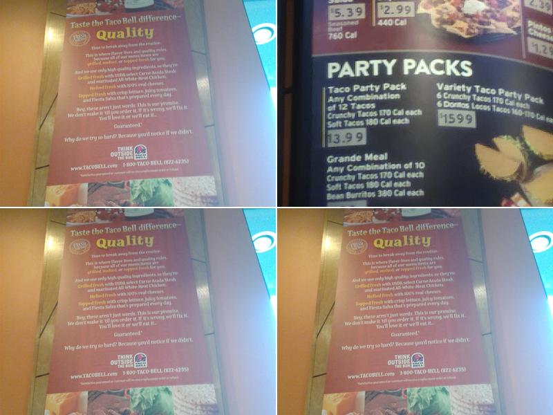 Taco Bell Menu