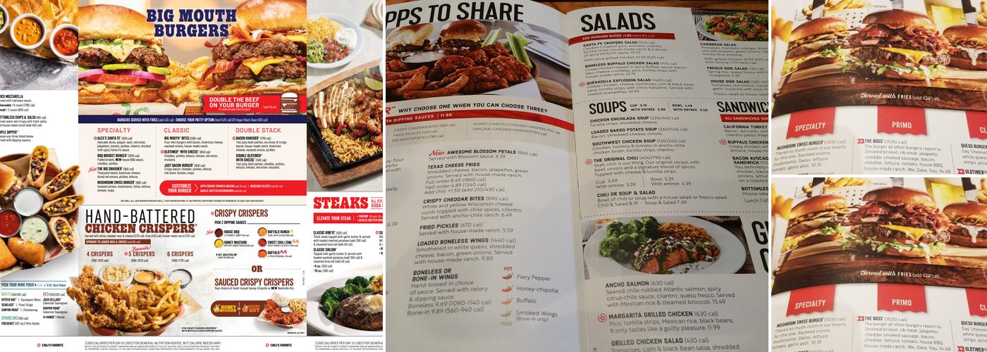 Chili's Grill & Bar Menu