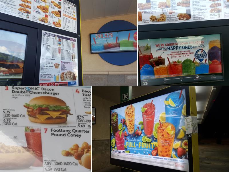 Sonic Drive-In Menu