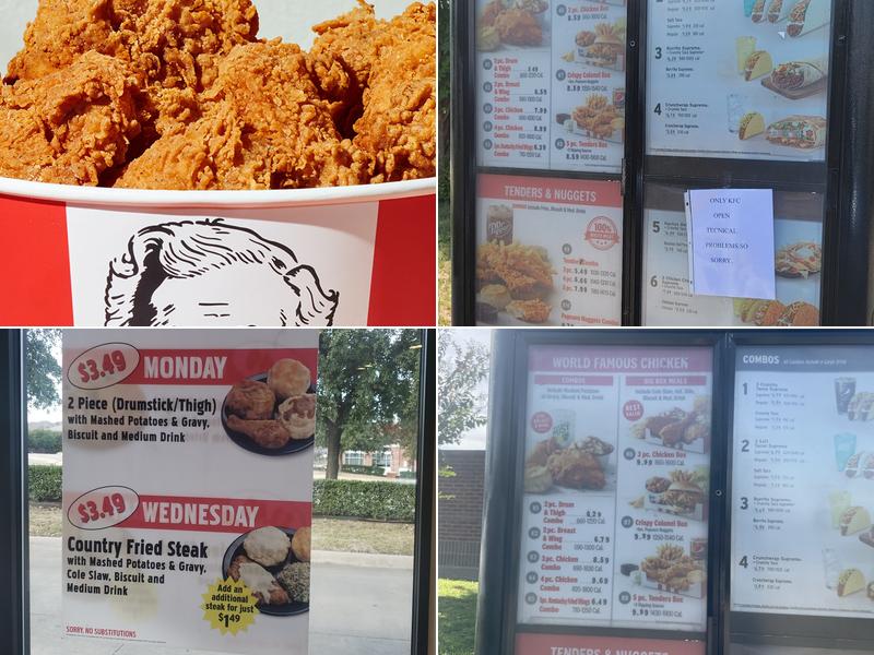KFC Menu