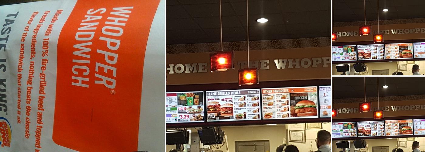 Burger King Menu