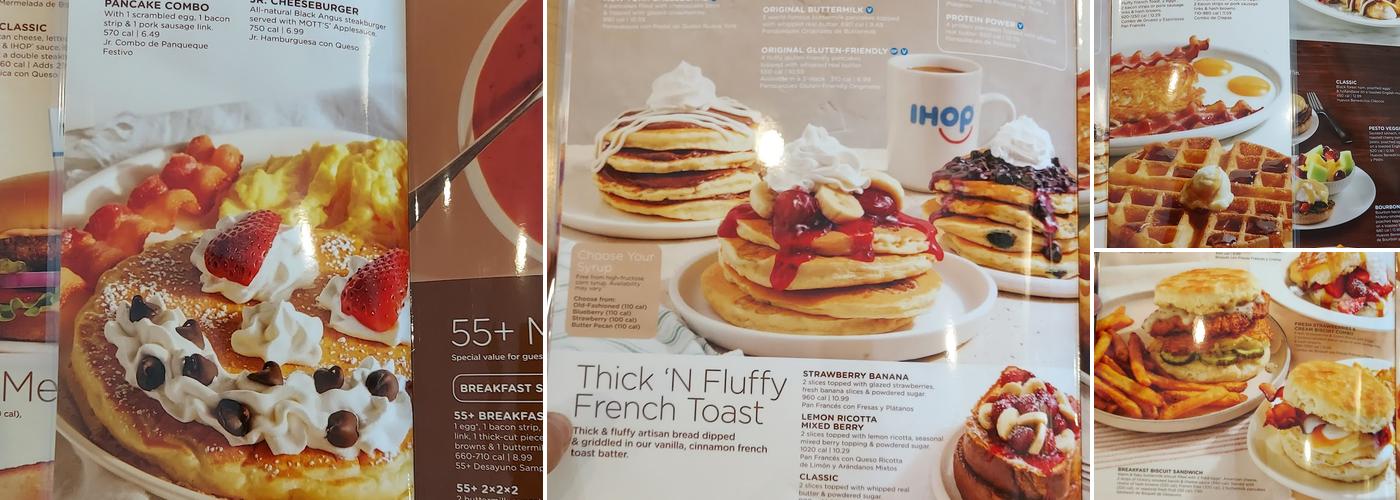 IHOP Menu