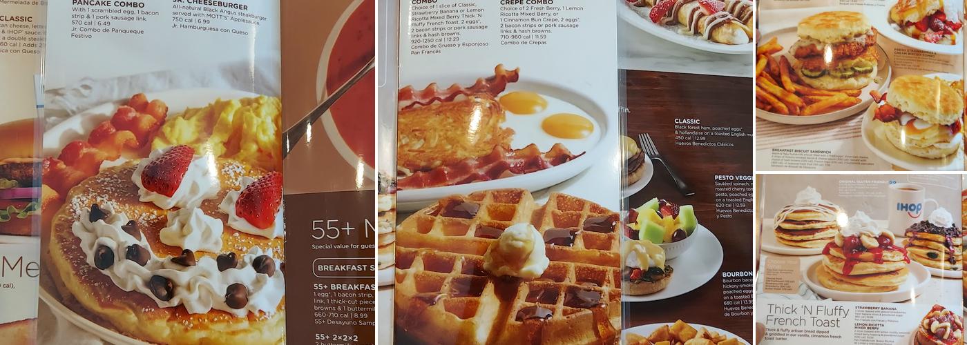 IHOP Menu