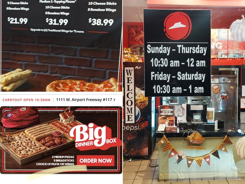 Pizza Hut Menu