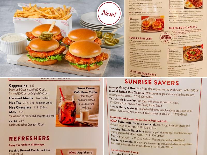 Bob Evans Menu