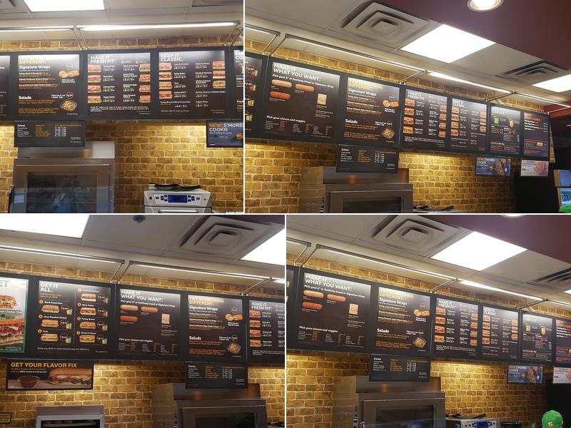 Subway Menu