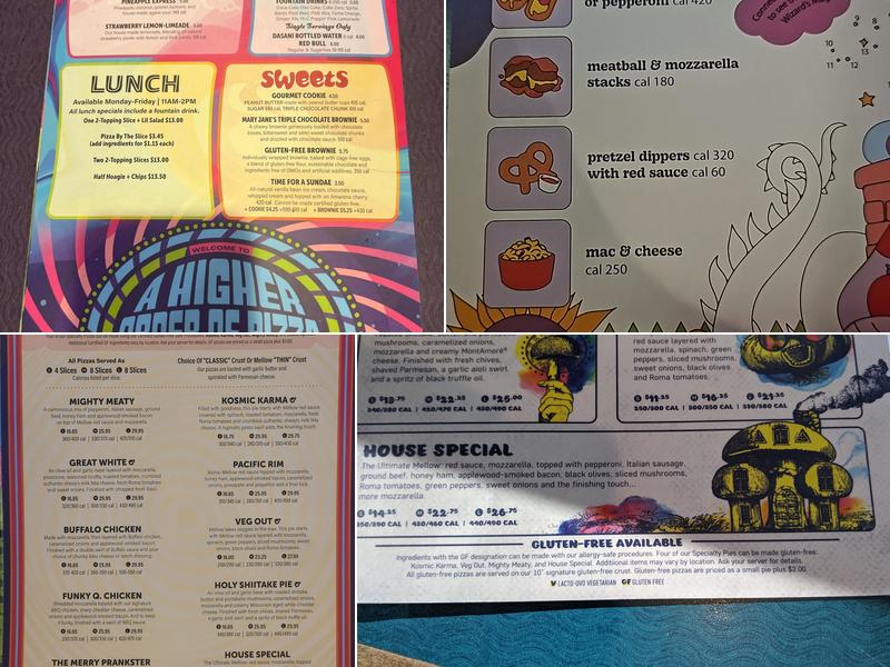 Mellow Mushroom Hilton Head Island Menu
