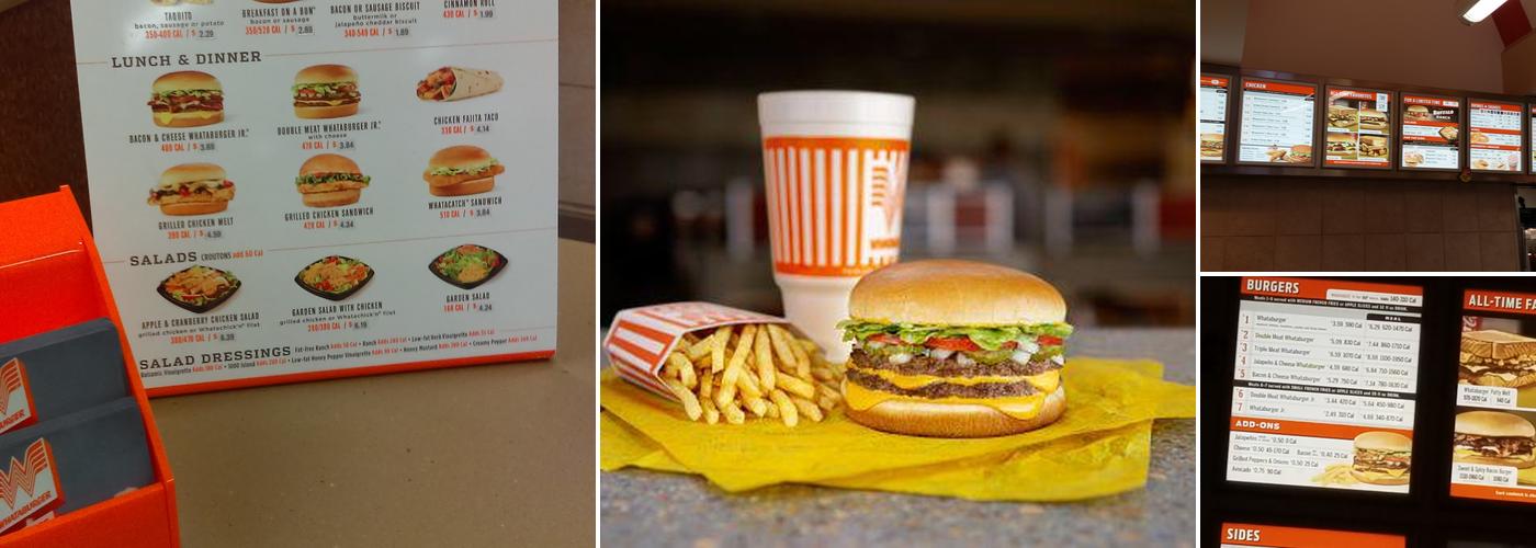 Whataburger Menu