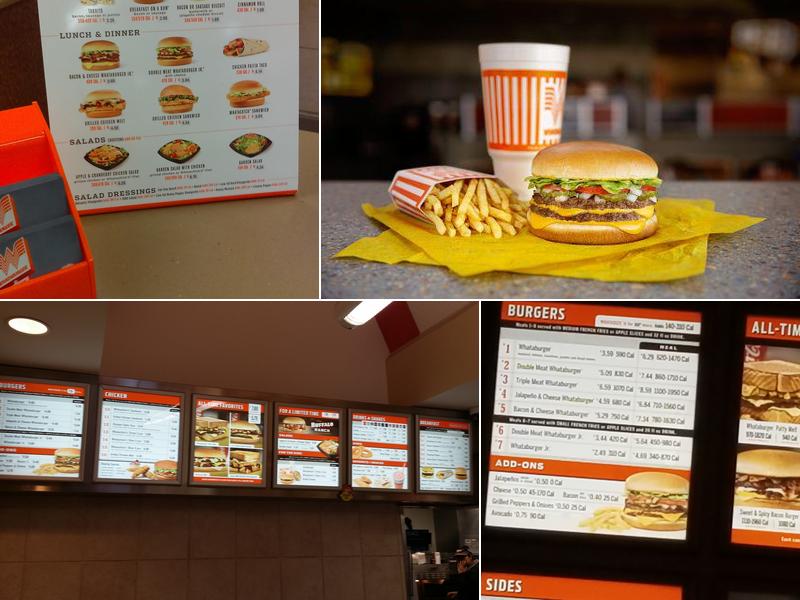 Whataburger Menu
