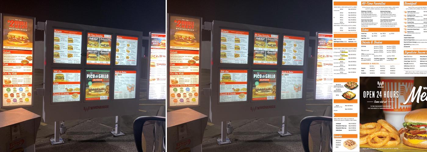Whataburger Menu