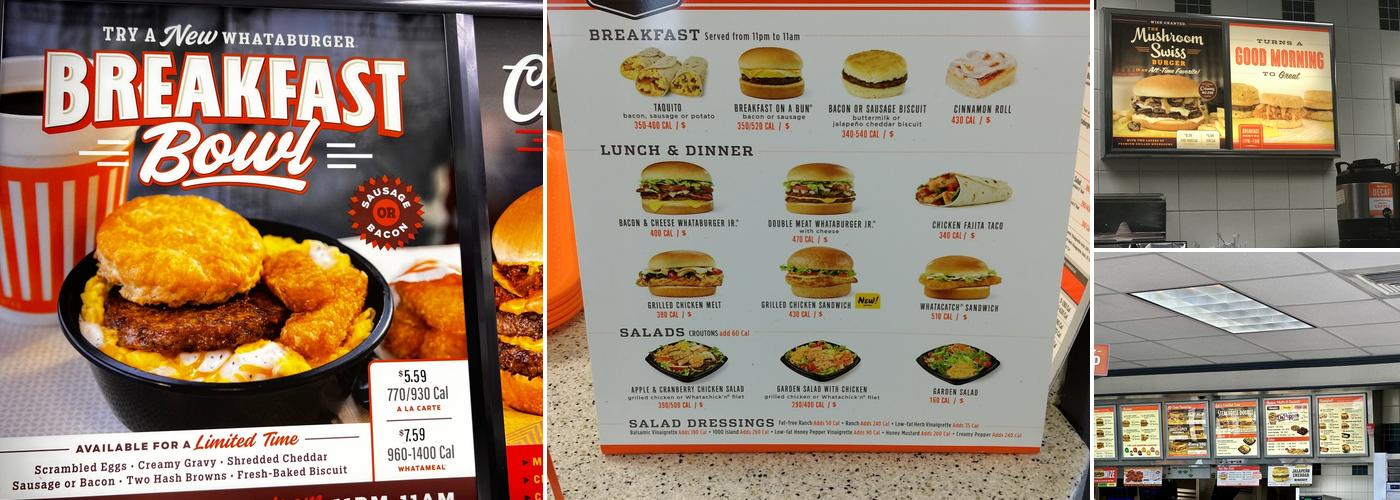 Whataburger Menu
