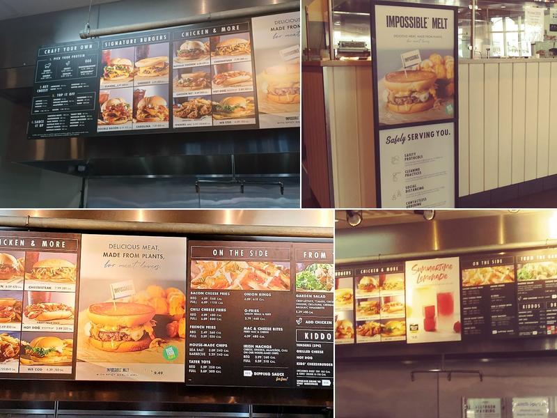 Wayback Burgers Menu