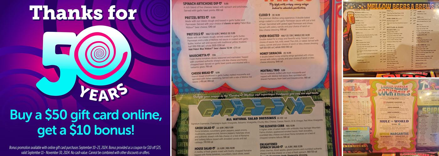 Mellow Mushroom Mount Pleasant Menu